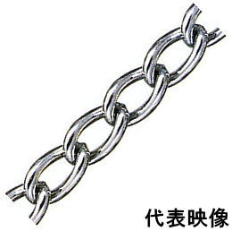 ニッサチェイン 鉄 クローム マンテルチェーン 3.4mm×30m IM34