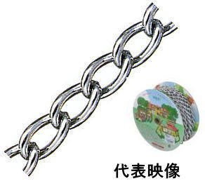 ニッサチェイン 鉄 クローム マンテルチェーン リール巻 3.4mm×15m R-IM34