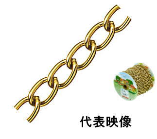 ニッサチェイン 鉄 ファインカラー ワイドマンテルチェーン リール巻 2.6mm×15m R-IM126E (白・黒・茶・金より選択)