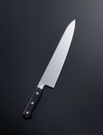 越前数馬 イノックス 本焼 牛刀 270mm 共口金 黒合板柄 INOX 日本製｜岩内金物店店 14,896円