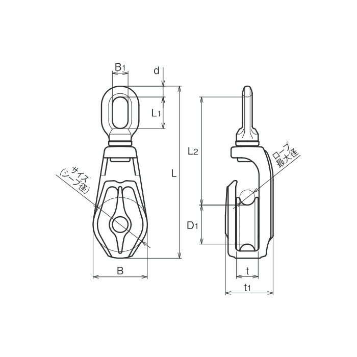 人気の贈り物が大集合 浅野金属工業 ASANO AKワニブロックP型 サイズ100 AK10003 fucoa.cl