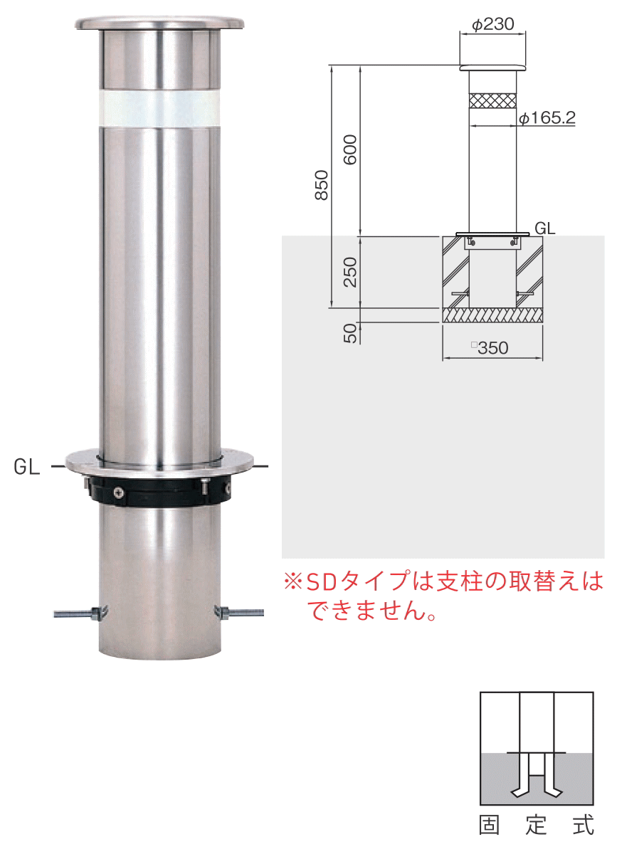 帝金 ステンレス鋼製バリ鉄道車両 上下式 標準尺度 KS-1NC-SD クサリ内蔵型 【代引不可】【人間宅不可】【北海道・沖縄・余分の物離島領域への送りとどける不可】