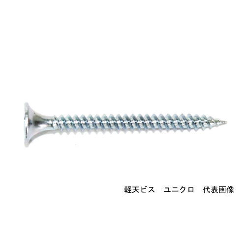 SC 佐藤ケミカル 軽天ビス ユニクロ (ラッパ) 3.5mm×8mm×28mm 1000本×10箱入