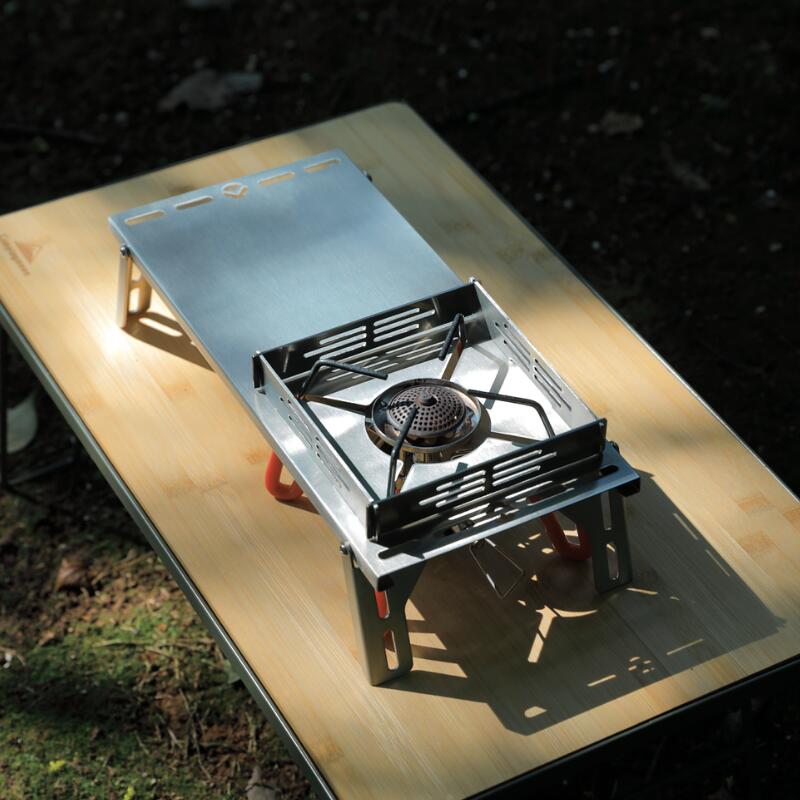 蔵 遮熱テーブル ST-310 対応 イワタニ シングルバーナー ブラック