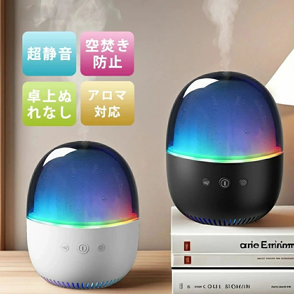 保湿 乾燥 子供部屋 省エネ 軽量 タンク容量 上部給水式加湿器 卓上 200ml エコ 2段階調節 調光 断電保護 空焚き防止|いやさかオンラインショップ