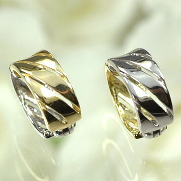 ピアリング イヤリング K18＆K14WG ジガネ ピアリング（イヤリング）｜癒し通りのアクセサリー屋さん 136,400円