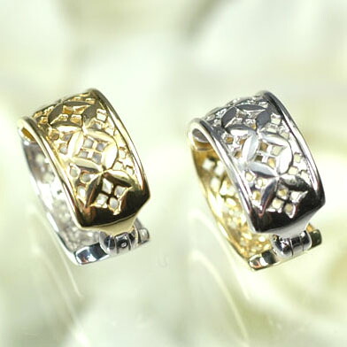 ピアリング イヤリング K18＆K14WG ジガネ ピアリング（イヤリング）｜癒し通りのアクセサリー屋さん 147,400円