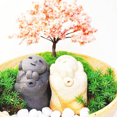 苔テラリウム キット 開運 花見地蔵 苔 苔盆栽 癒し インテリア 和風 玄関飾り プレゼント お祝い 開店祝い 開業祝い 縁起物 長寿祝い Crunchusers Com