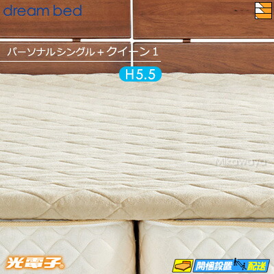 【個人的シングル＋第一人者1 奥ふかさ5.5珊】【定め事売りわたす店】意気ごみ寝台 マットレストッパー TP995 光陰電子リバースリープH5.5 消臭手あい 奥ふかさ5.5珊 個人的シングル+第一人者1 DB0694