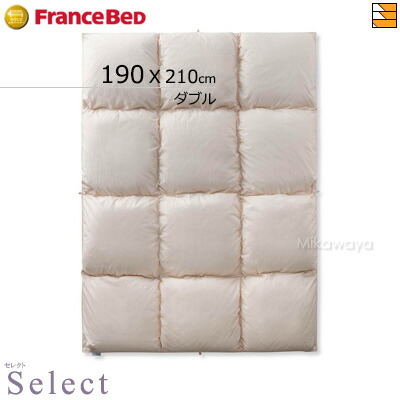 楽天市場】羽毛布団 ダブル フランスベッド 掛け布団 【 JOORYU