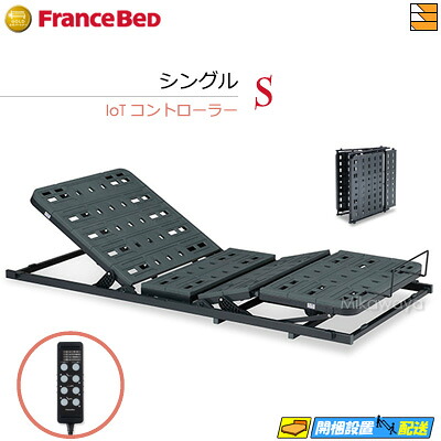 【シングル】【お届けは備え付けるまで】フランスベッド 電動社会的単位 TRG31N2（IoT制御装置書き割り） 2原動機 シングル FC1876