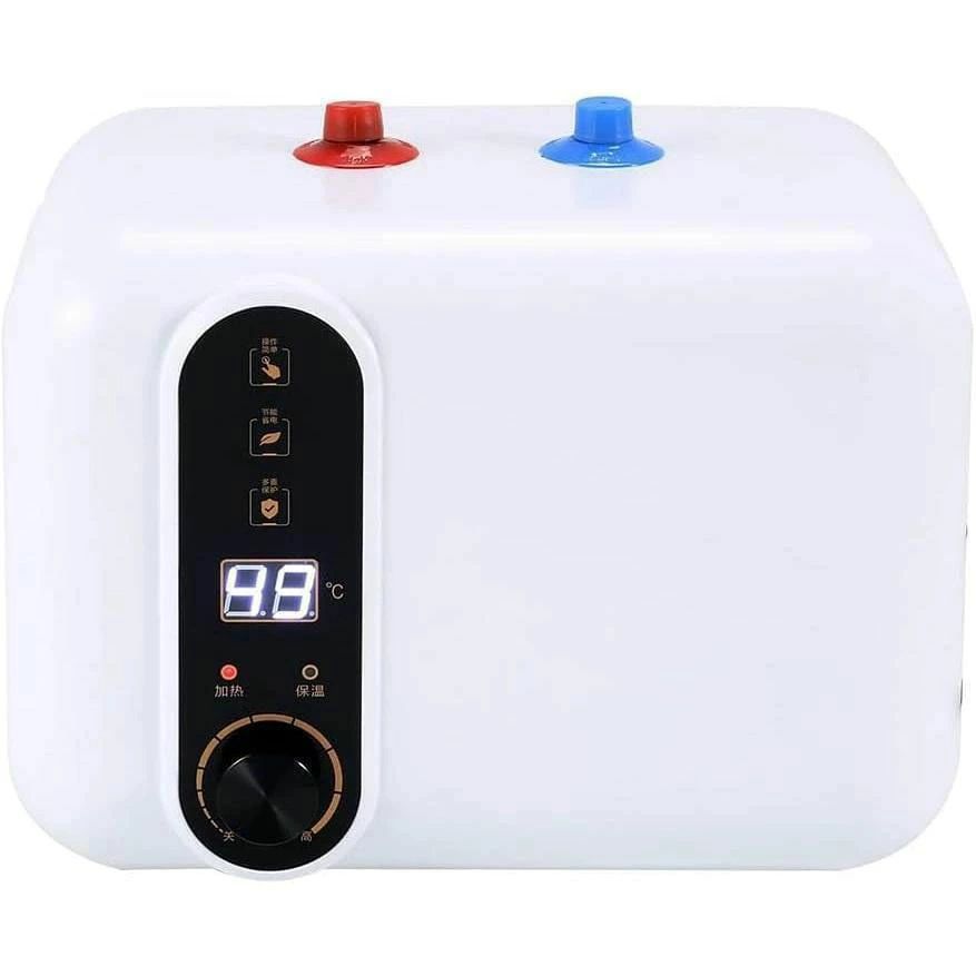 電気給湯器 小型 110V 10L 電気温水器 壁掛け 給湯器 水温30℃~65℃調節可 電気温水ヒーター 過熱保護 家庭用 節電 節水 水力分離 コン|IZAMストア