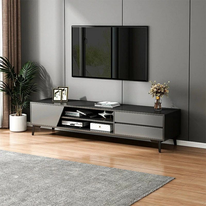 テレビ台 ローボード テレビボード 120cm 150cm 伸縮 コーナー おしゃれ 収納 引出し 木目調 鏡面 TV台 TVボード (ホワイト/ナチュラル)|IZAMストア