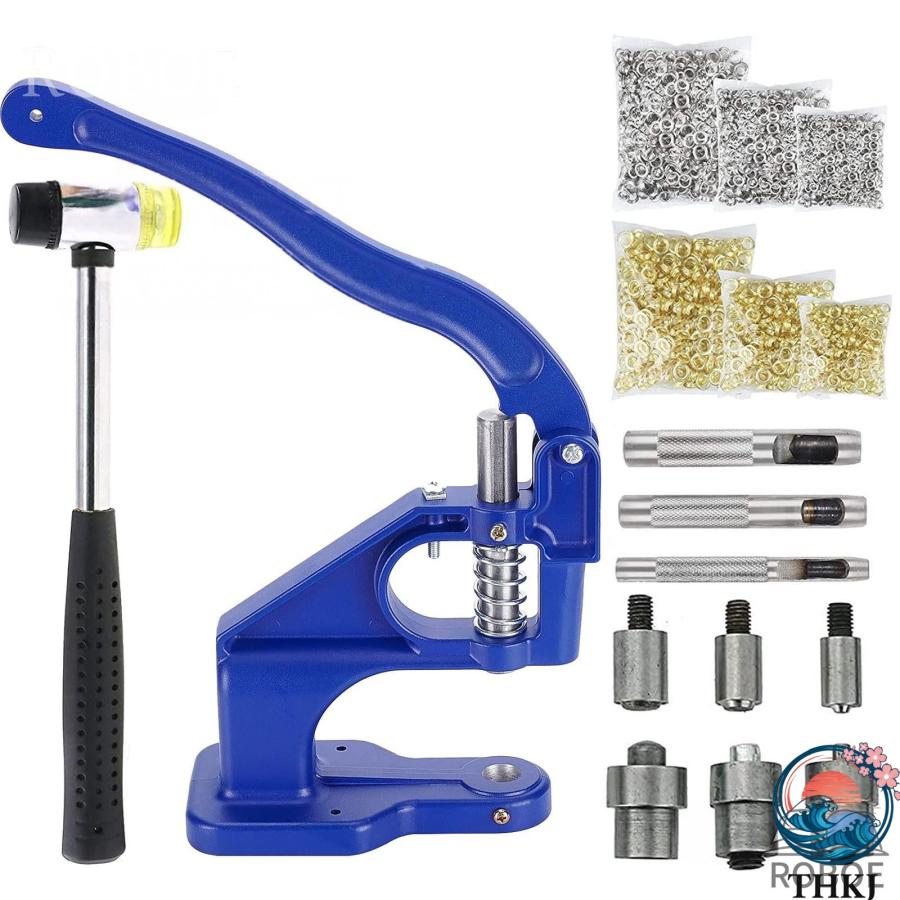 ハンドプレスグロメットマシン 穴あけツール ハンドツール 生地加工 留め具取付器具 使いやすい おすすめ 人気 注目アイテム 便利グッズ｜IZAMストア 11,276円