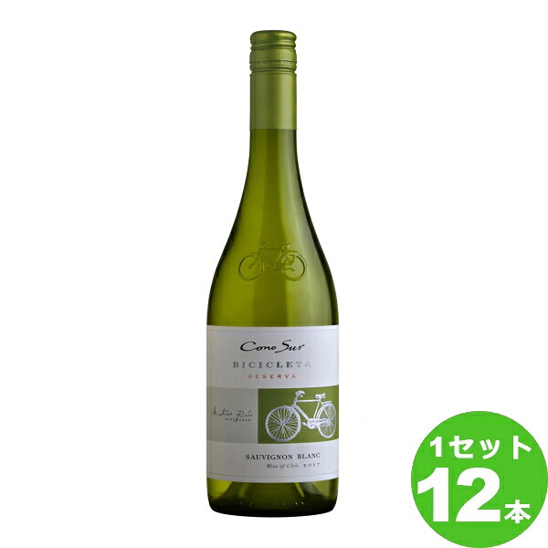 スマイル コノスル　ソーヴィニヨン・ブラン　ビシクレタ　レゼルバ Cono Sur Sauvignon Blanc Bicicleta Reserva 定番 ７５０ml ×１２本 チリ/チリ ワ 9,444円