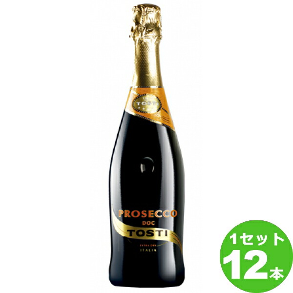 トスティ・トスティ・プロセッコTosti Prosecco 750ml ×12本 イタリア / ITALIAピエモンテ / PIEMONTE 日欧商事 ワイン【送料無料※一部地域は除く】【取り寄せ品