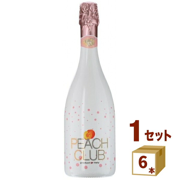 ドネリ ピーチクラブ フリツァンテ ペスカ 750ml×6本 ワイン【送料無料※一部地域は除く】【取り寄せ品　メーカー在庫次第となります】