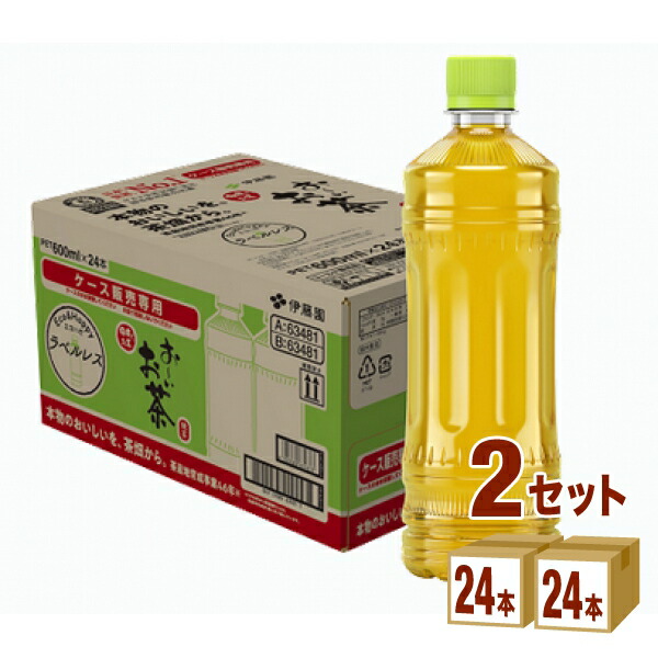 楽天市場】伊藤園 お～いお茶 緑茶 ラベルレス ペットボトル 600ml×24  
