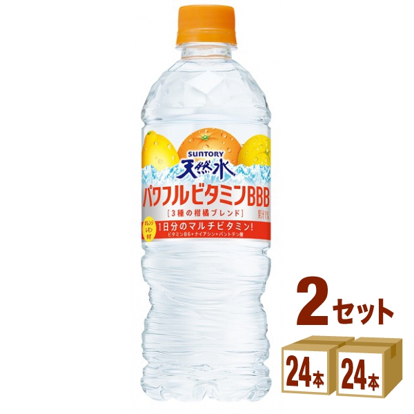 【楽天市場】サントリー 天然水 パワフルビタミンBBB 540ml×24本