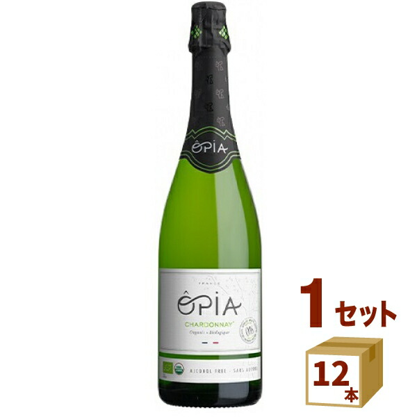 パシフィック洋行 オピア シャルドネ スパークリング オーガニック ノンアルコール 750ml×12本 飲料【送料無料※一部地域は除く】