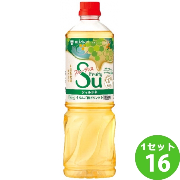 初回限定お試し価格】 ミツカン フルーティスシャルドネ 1000ml×16本 飲料 fucoa.cl