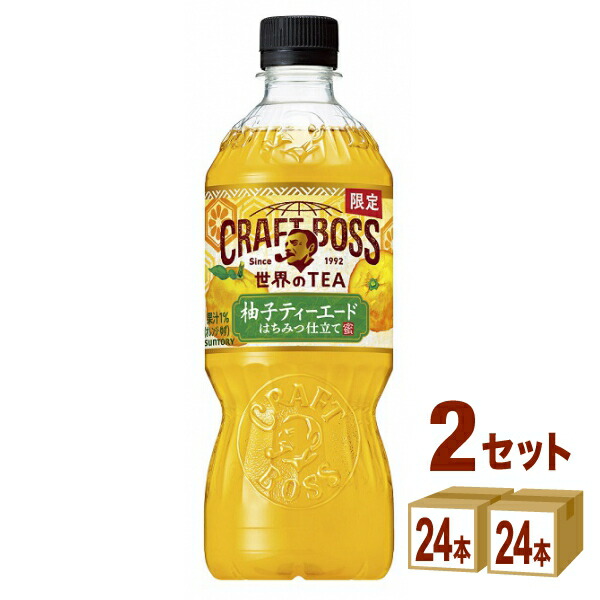 楽天市場】サントリー クラフトボス 世界のTEA 柚子ティーエード 600ml