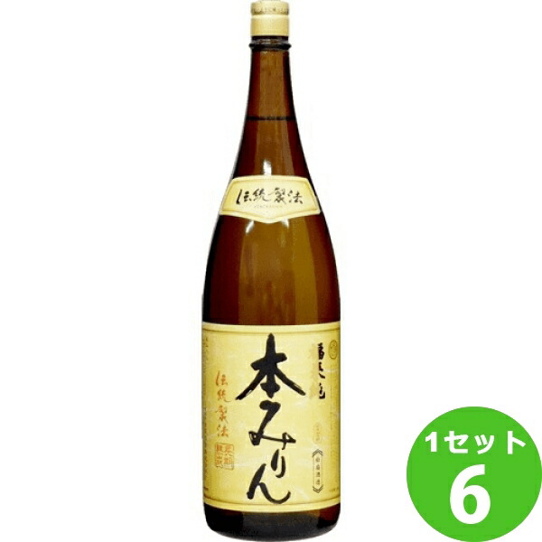 白扇酒造（岐阜） 福来純伝統製法熟成本みりん  岐阜県1800ml×6本 調味料