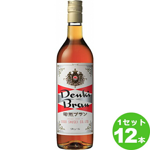 合同酒精 電気ブラン３０゜ 720ml×12本 リキュール・スピリッツ【送料無料※一部地域は除く】