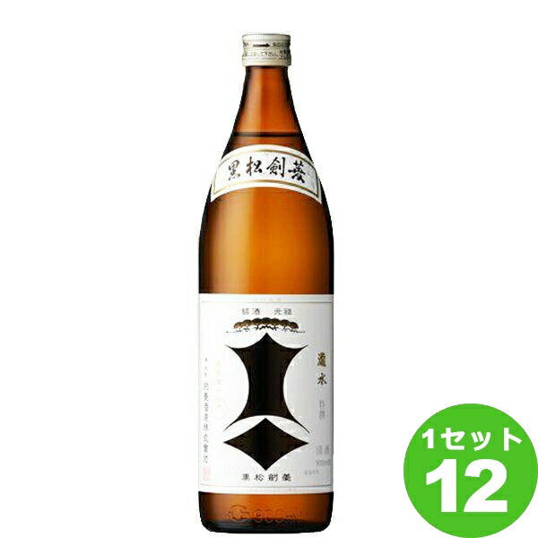 剣菱酒造（兵庫） 特撰黒松剣菱 兵庫県900 ml×12本 日本酒【送料無料※一部地域は除く】