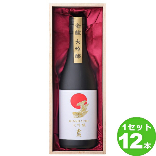 盛田金しゃち酒造 金鯱（金シャチ）大吟醸酒ＫＤー４ 愛知県　720ml&times;12本 日本酒【送料無料※一部地域は除く】 化粧箱 ギフト 贈り物｜イズミックワールド