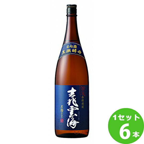 雲海酒造 宮崎 そば焼酎 吉兆雲海25゜ 宮崎県1800ml×6本 焼酎 【SALE／78%OFF】