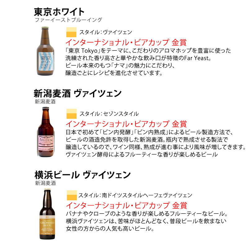 市場 白ビール好きのための 各1本 地ビール ヴァイツェン ホワイトビール クラフトビール 6種 一部地域を除き送料無料 瓶 飲み比べセット ブルワリー