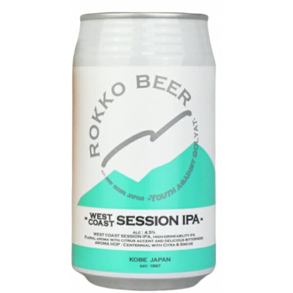 楽天市場】【ROKKO BEER】WEST COAST SESSION IPA #2（第二弾）24本