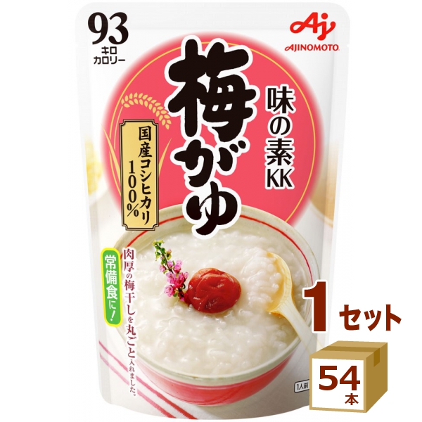 楽天市場】味の素 おかゆ 白がゆ 250g×54袋 国産 コシヒカリ100