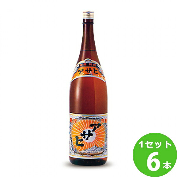 【要エントリー全品P10倍＆200円クーポン】日当山醸造 鹿児島 芋焼酎 25度 アサヒ 鹿児島県 1.8L 1800ml ×6本 焼酎【送料無料※一部地域は除く】 8,550円