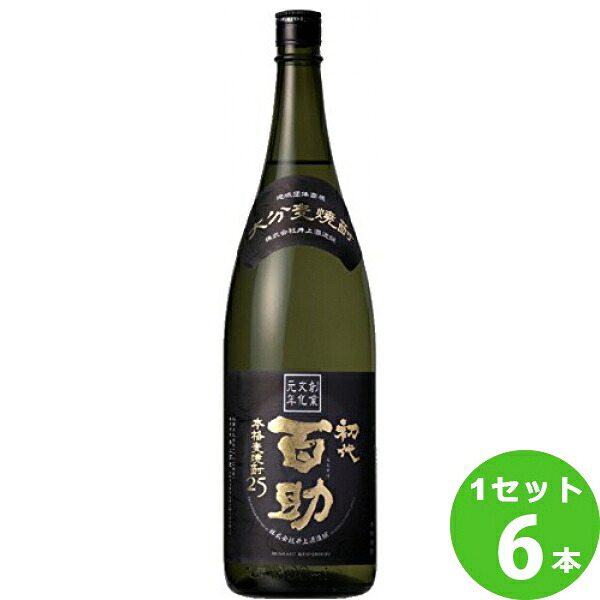 井上酒造（大分）麦焼酎 初代百助 25度 大分県 1.8L 1800 ml&times;6本 焼酎【送料無料※一部地域は除く】｜イエノミストbyイズミックワールド