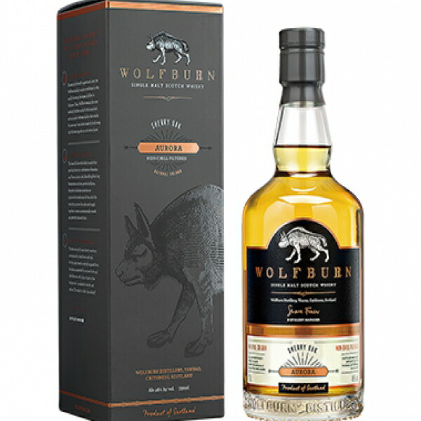 WOLFBURN　オーロラ スコッチウイスキー & 長濱ウイスキー セット 品質保証 WOLFBURN オーロラ スコッチウイスキー & 長濱