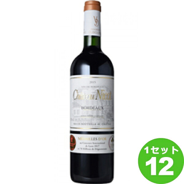 【要エントリー全品P10倍＆200円クーポン】Chateau Nicot シャトー ﾆｺ 赤ワイン フランス/ボルドー 750ml ×12本（個) ワイン【送料無料※一部地域は除く】