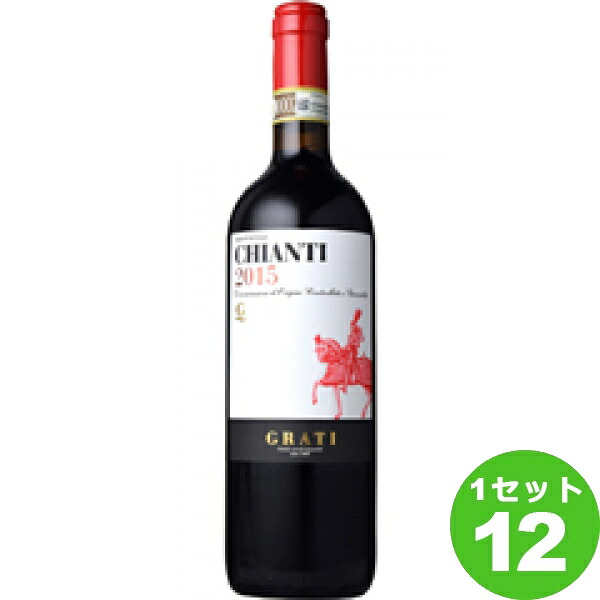 Chianti　CAVALIERE キャンティ 赤ワイン イタリア/トスカーナ/キアンティ/ 750ml ×12本（個) ワイン【送料無料※一部地域は除く】　アジィエンダ・アグリコーラ・グラーティ