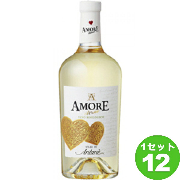 レ・ヴィッレ・ディ・アンタネ アモーレ　エテルノ オーガニック ビアンコ 750ml &times;12本 Amoreeterno Vino Biologico Bianco 白ワイン イタリア/ヴェネト （個) ワイン【送料無料※一部地域は除く】 ハート バレンタイン ギフト かわいい｜イエノミストbyイズミックワールド