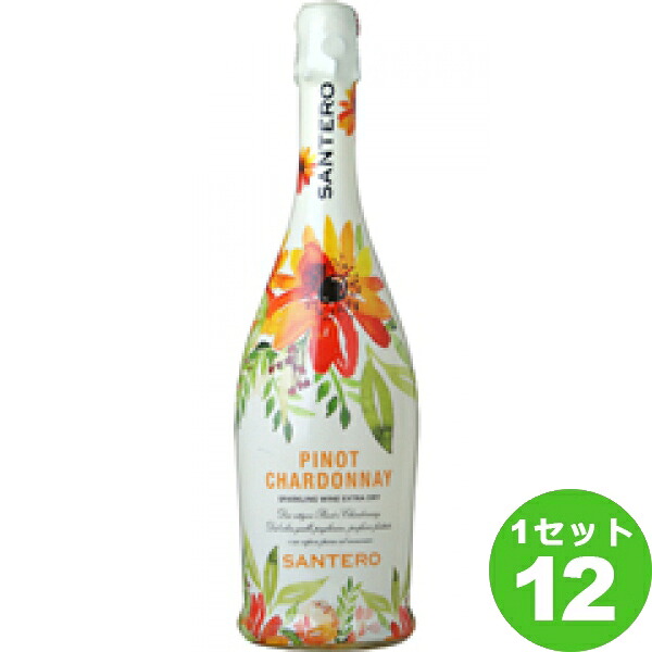 Pinot Chardonnay Flower Bottle ピノ シャルドネ フラワーボトル 750ml &times;12本 イタリア/ピエモンテ ワイン【送料無料※一部地域は除く】　スパークリングワイン｜イエノミストbyイズミックワールド