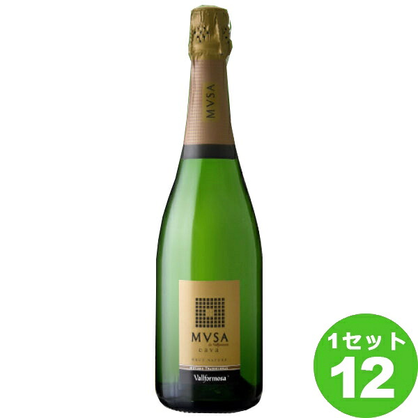 カヴァ ムッサ ブリュット ナチューレ スパークリングワイン 750ml ×12本 ワイン【送料無料※一部地域は除く】 マルカイコーポレーション CAVA|イエノミストbyイズミックワールド