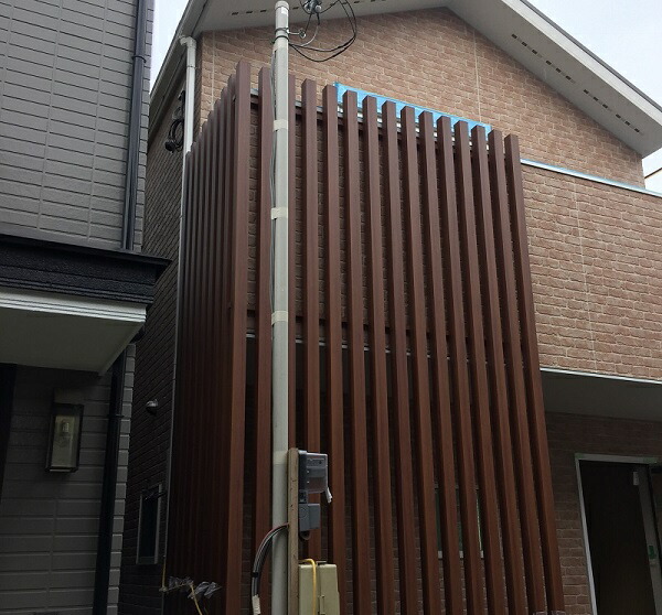 Offセール Sale アルミ75角柱木目調キャップ 個付 75 75 L4800 T 1 3mm チーク Diyに最適 エクステリア材料 用 目隠しフェンス 門柱 格子 アーチ Av Drop Com