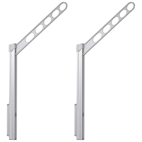 三角江技研 腰壁用物干し ホスクリーン GP-55-S しろがね色 2本1組