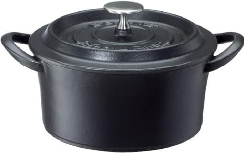 イシガキ産業 イシガキ 両手鍋 鉄鋳物 ボン・ボネール ココット ガス火 IH 兼用 ブラック 22cm|ショップ泉嘉