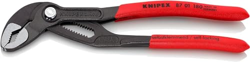 クニペックス KNIPEX プライヤー コブラ 8701-180 180mm 赤