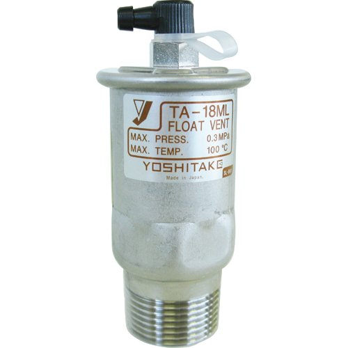 ヨシタケ ステンレス製冷温水用空気抜弁 20A TA18ML20A