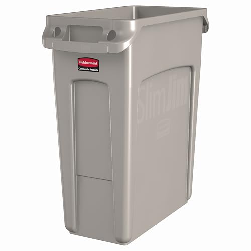 ラバーメイド(Rubbermaid)Slim Jim コンテナ 60L (16ガロン) ベージュ 1971259|ショップ泉嘉
