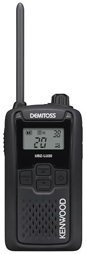 ケンウッド UBZ-LU20B 一種独特小ワット数トランシーバー DEMITOSS(デミトス) 黒いこと(UBZ-LS20B家督相続機種)