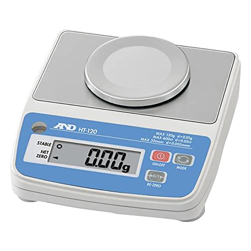 A\u0026D デジタルはかり HT-120 ひょう量:120g 最低限度書きあらわす:0.01g 皿大きさ:φ70粍 試験無